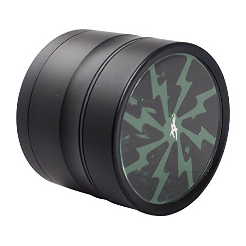 Thorinder 50mm Mini Herb Grinder 4 Piece Color Green Crusher Premium Quality Aluminium with Pollen Catcher&Free Scrapper