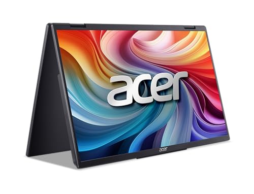 acer Double Écran Portable Pliable PD3 PD163Q 15,6 Pouces, 2 x Full HD 1920 x 1080, 250 CD/m², Noir