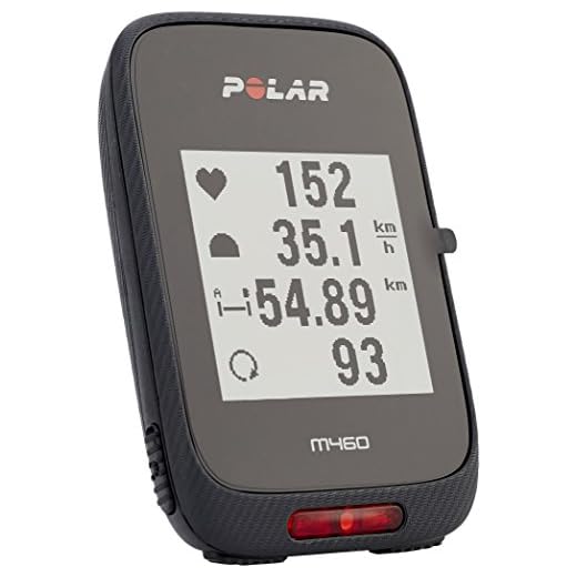 Polar M460 - Ciclocomputador, color negro, talla M