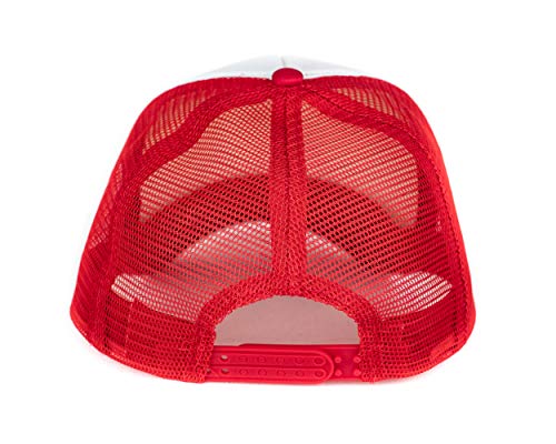 Boné Ash Ketchum Cosplay Malha Snap Back - Tamanho Adulto - Vermelho, Vermelho, Tamanho �nica