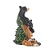 DEMDACO Bearfoots by Jeff Fleming The Bridge Black Bear 4 x 11 Hand-cast Resin Tabletop Figurine Sculpture