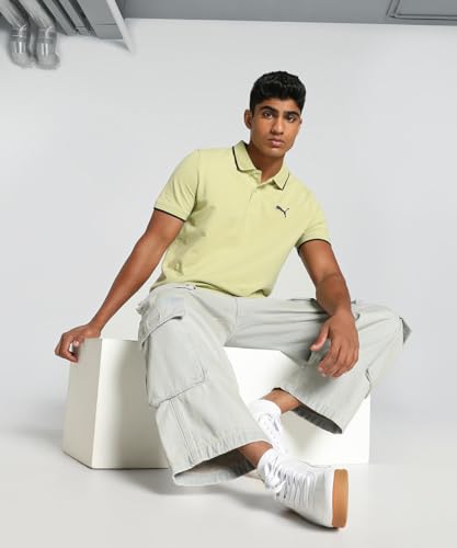 Image of Puma Men's Solid Slim Fit T-Shirt