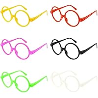 flintronic Gafas Nerd con Lentes Transparentes, Gafas Negras