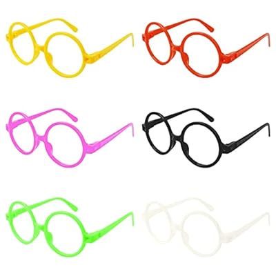 flintronic Gafas Nerd con Lentes Transparentes, Gafas Negras Redondas de Halloween, Gafas con Montura de Plástico, Gafas de Mago Retro, Gafas Redondas Gruesas Divertidas, para Disfraz | Ya disponible en tu tienda friki favorita! En mundofriki.es!