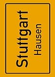  Stuttgart Hausen: Deine Stadt, deine Region, deine Heimat!  Notizbuch DIN A4 blanko 120 Seiten Geschenk