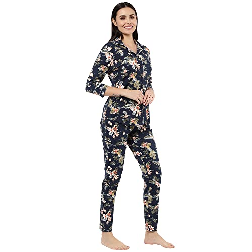 Image of Sweet Dreams Women's Cotton Printed Night Suit Set