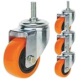 Estructura metálica zincada que soporta la rueda. Estructura que gira 360 grados sobre si misma (pivotante).