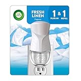 Air Wick Scented Oil Kit (Warmer + 1 Refill), Snuggle Fresh Linen, 1ct