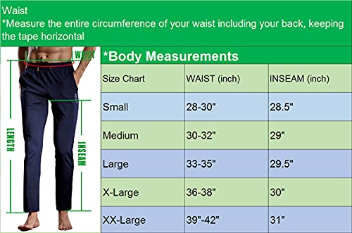 Image of NELEUS Men's Athletic Sweatpants Jogger Ankle Tapered Pants