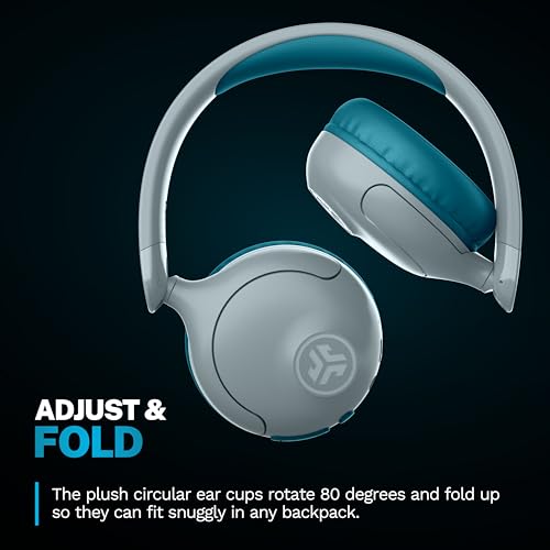 Image of JLab, JBuddies Pop, Kids Wireless Headphones, Bluetooth, Kids Headphones, Wireless Share, Teal
