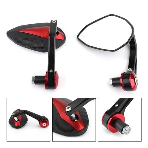 Espejo retrovisor de motocicleta deportiva 7/8 manillar compatible con R1 R6 CBR 2
