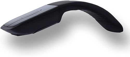 Ratón Bluetooth Arc Touch delgado y portátil, mini mouse inalámbrico para computadora, mouse óptico ergonómico plegable para computadora portátil y
