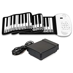 KESHUO Clavier de Piano Pliable Piano du Clavier Rechargeable 88 Clés USB Piano À Rouler Midi Clavier Flexible De Piano… – Image 3