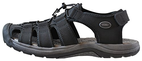 Khombu Men's Blue Shark 2 Fisherman Sandal