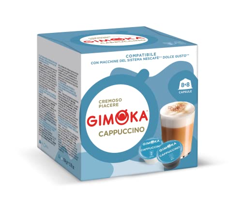 Gimoka - Cápsulas de cafè compatibles con máquinas Nescafè Dolce Gusto®, Cappuccino, 48 cápsulas Cover