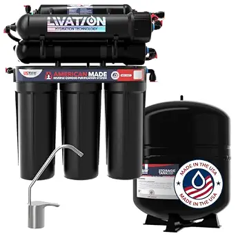 US Water Systems All American 6-Stage Reverse Osmosis Water Filter System, Chrome Faucet