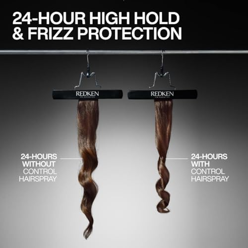 Redken Control Hair Spray 28 - Long-Lasting Style Memory For 24 Hours, Anti-Frizz & Maximum Hold, Humidity Resistance, For All Hair Types