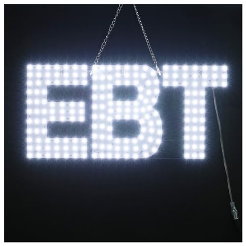 Kiiboler 30x10 Large LED EBT Sign