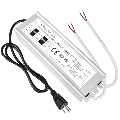 LED Driver 300W IP67 power supply 24V DC outdoor