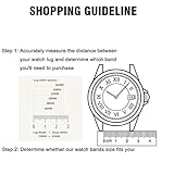 Blueshaweu for Blackview Watch 20mm, 22mm Rugged Nylon Sports Strap with Woven Loop Design Compatible with IOWODO W60,W20,R30 Pro,R50,Blackview W60,W20,R30 Pro,R50 Pro Smart Watch (Green, 22mmSize) - Image 9