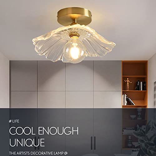 TRJHKMJV Vintage Semi Flush Mount Chandelier Ceiling Light