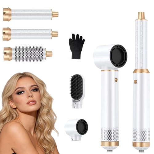 Blow Dryer Brush 5 in 1: Ionic Hot Air Styler Hair Dryer Brush Blow Dryer Set for Curling Volumizing Straightening Styling