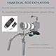 NICEYRIG Kamera Schulterpolster Schulterstütz Set,Schnellspanner Schulter Rig mit Schnellwechsel-Grundplatte für DSLR Kamera und Camcorder Montage, 15-mm-Stangen, Filmstabilisator