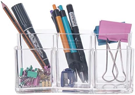 Makeup Brush Holder  Czemo Acrylic Makeup Organizers Cosmetic Brush Cylinder Clear (2)