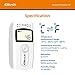 Elitech PDF USB Digital Temperature Humidity Data Logger Reuseable Recorder DDL 64000 Points High Accuracy, Shadow Data, Built-in Buzzer, Auto PDF CSV Report, Windows/MacOS Software, RC-4H Pro