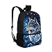 Luarisgur Rose Wolf Girls Backpacks Ages 8-10 Flowers School Bookbag for Teen Kids Children Schoolbag Fashion Book Bag for Primary Elementary Middle School Student Daypack