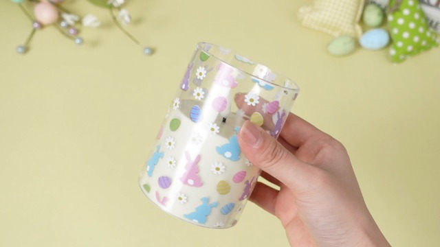 Image of Tujoe 3 Pcs Easter Flameless Candles LED Battery Pillar Candles Set Battery Operated Flickering Gifts with Remote Easter Decorations for Holiday
