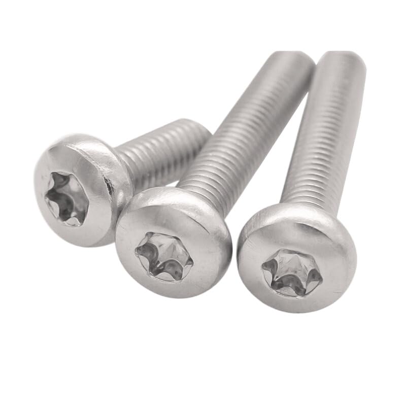 Titanium GR2 Torx Button Head Torx Screws Bolts 2# 4# 6# 8# 10# 1/4 (100,UNC 2#-56 x 1/2)