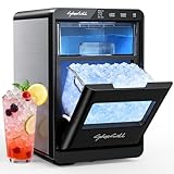 CyberChill Nugget Ice Maker Countertop 44lbs Per Day Pebble...