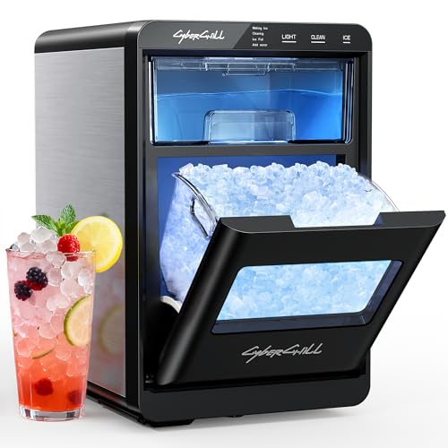 CyberChill Nugget Ice Maker with Self-Cleaning