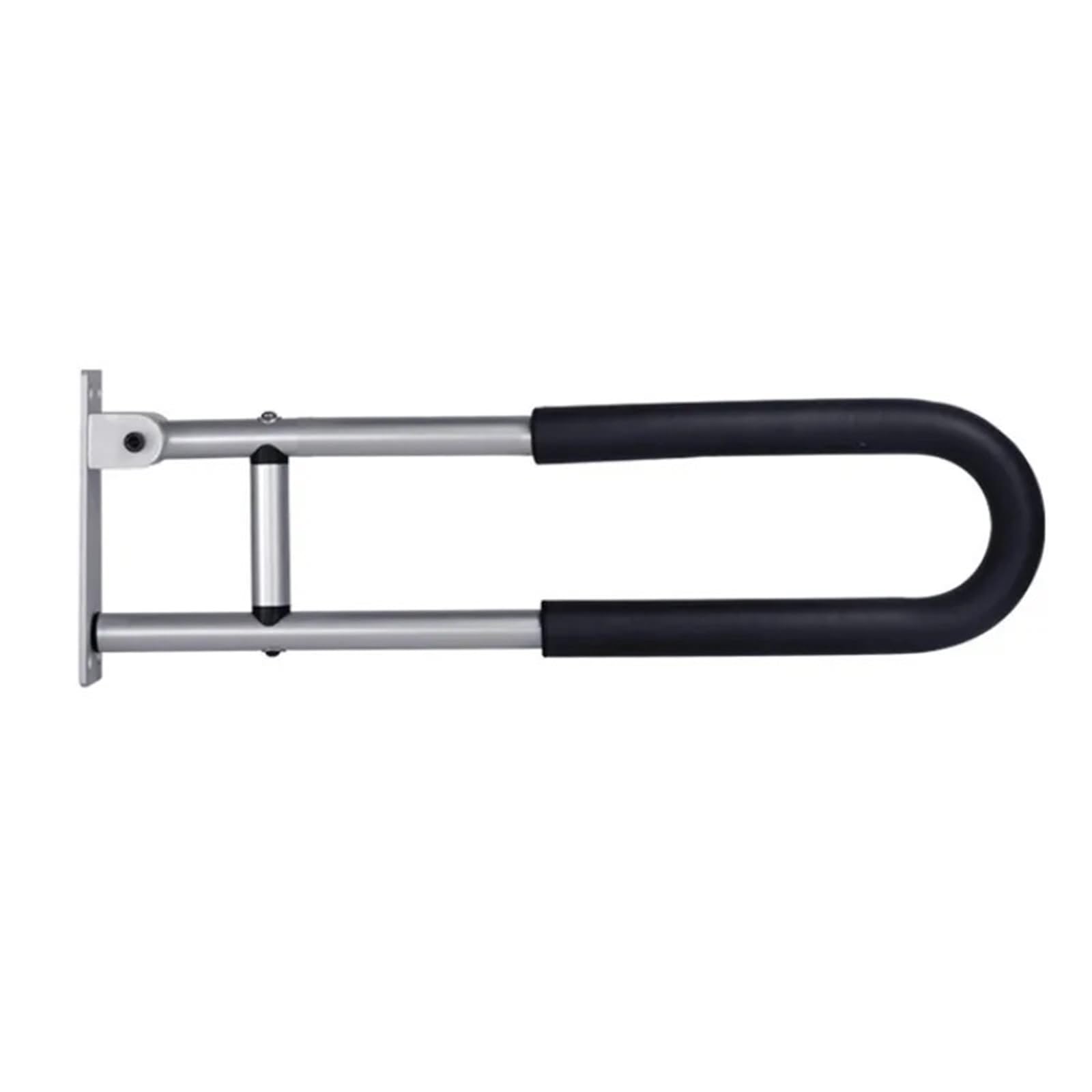 Barra Abatible Baño Barra de agarre for inodoro con diseño abatible hacia arriba, pasamanos seguridad for baño acero inoxidable 23,6 pulgadas