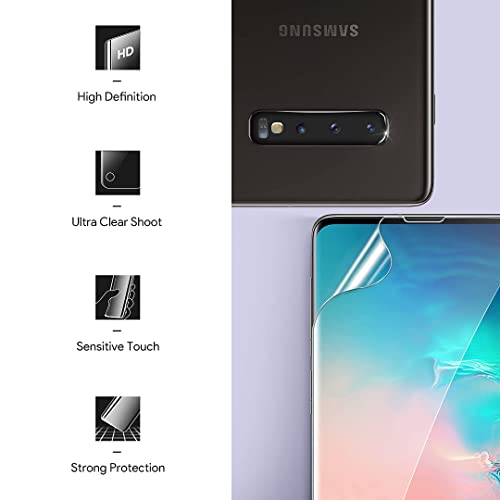 L K DG-S10-2+3PACK-TPU [2+3 Pack] Lϟk Designed For Samsung Galaxy S10, 2 Pcs Flexible Tpu Screen Protector + 3 Pcs Camera Lens Protector thumb #5