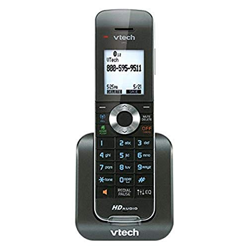 VTech DS6401 Accessory Cordless Handset, Black | Requires a VTech DS6421 or DS6422 Expandable Phone System to Operate