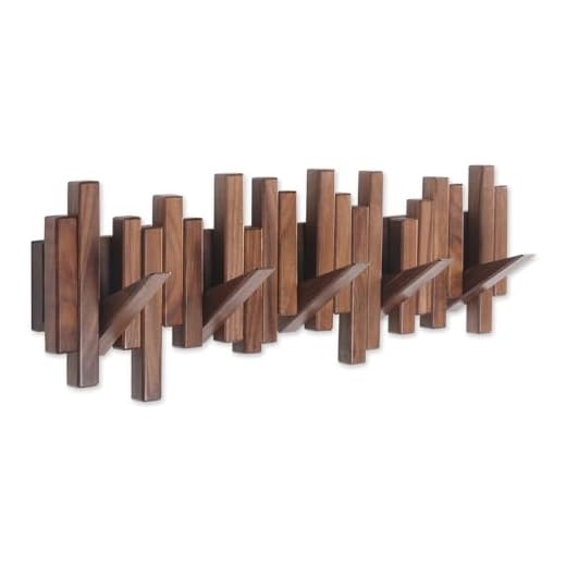 Stylish Wooden Coat Rack With Hooks