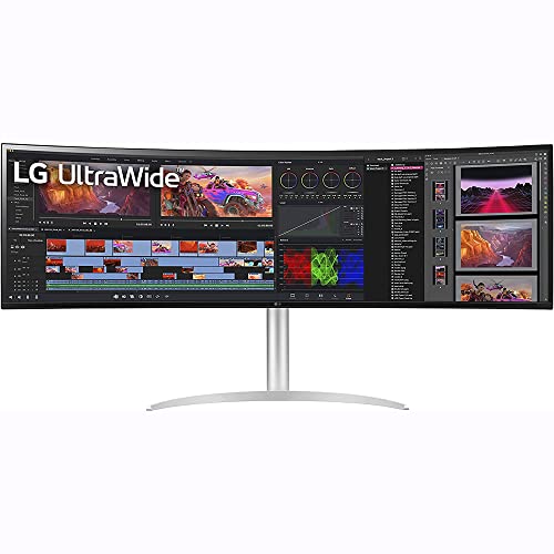 Image of LG 49WQ95C-W 49 inch 32:9 UltraWide Dual QHD Nano IPS Curved Monitor (Renewed)