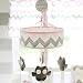 My Baby Sam Chevron Mobile, Pink/Gray