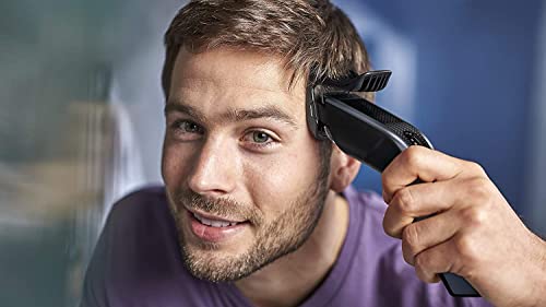 Philips Hair Clipper Série 3000, Tondeuse à Cheveux Lavable avec Technologie Trim-n-Flow (modèle HC3530/15)