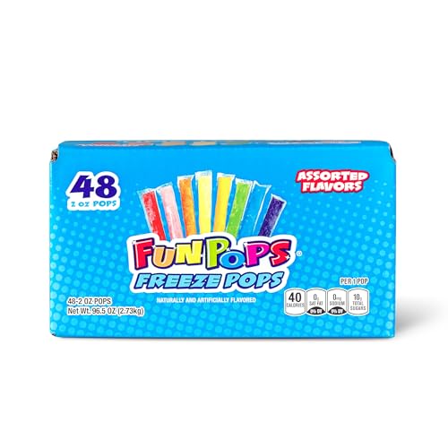 Image of Fun Pops Freeze Pops, Variety Pack, 2oz, 48 Count