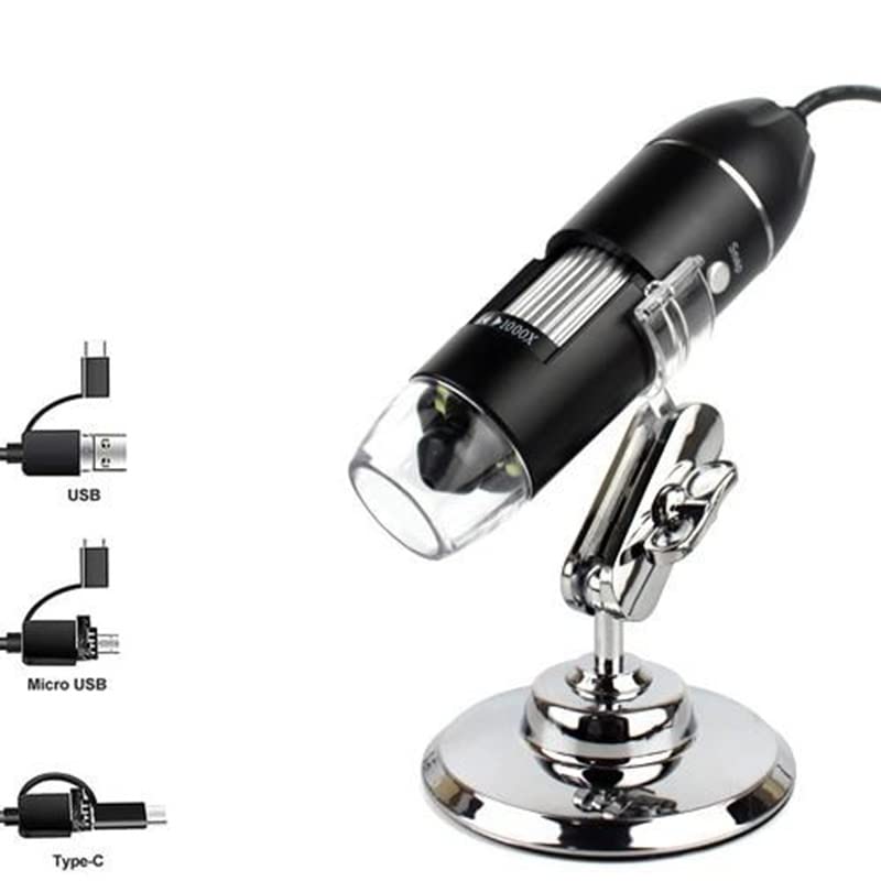 Microscope numérique USB LED 1600x pour observation en laboratoire