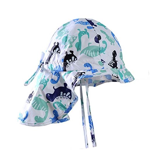 GWELL barn solhatt sommar utomhus strandhatt UV-skydd nackskydd mössa sommarhatt fiskehatt