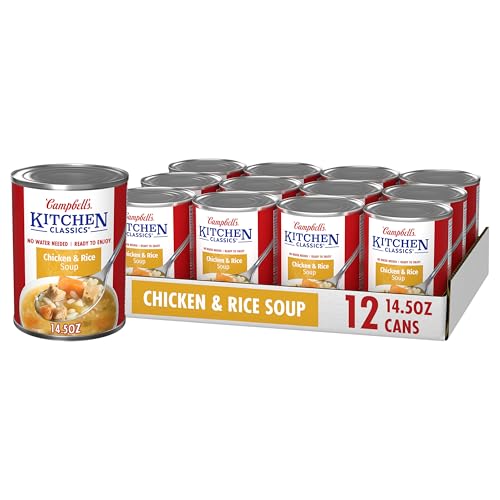 Campbell's Kitchen Classics Chicken and Rice Soup, 14.5 oz. Can