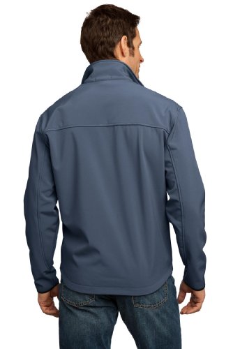 Port Authority Glacier Soft Shell Jacket M Atlantic Blue/Chrome #TOP2