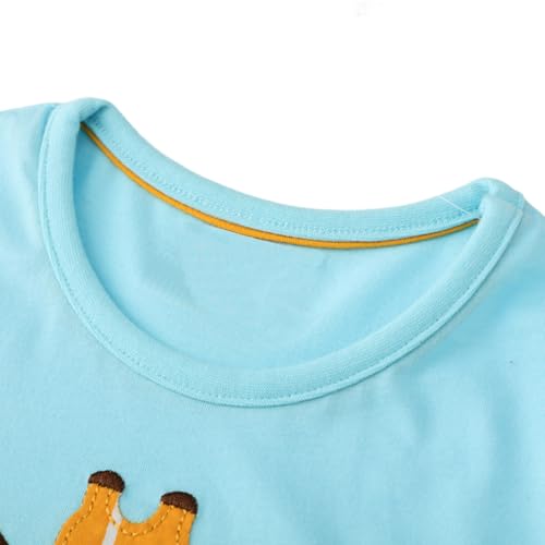 Toddler Girl Summer Dress Little Girls Cotton Short Sleeve Dresses Casual Midi Sundress for Kids 2-7 Years3