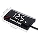 Thlevel 12V Coche Digital voltímetro Impermeable DC 12V Pantalla LED voltímetro para...