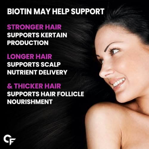 Carbamide Forte Biotin Tablets 10000 mcg 120 Count - Image 7