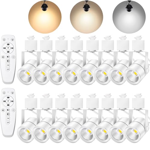 MOCAOIRE White Track Lighting Heads H Type LED Track Light Heads Dimmable Rail Ceiling Spotlight...